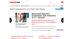 Desktop Screenshot of celebritythink.com